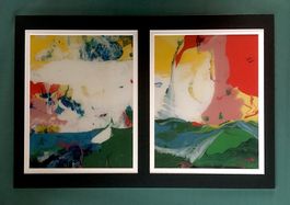 Gerhard Richter   «Sindbad»   2 LIMITIERTE FARB-SIEBDRUCKE