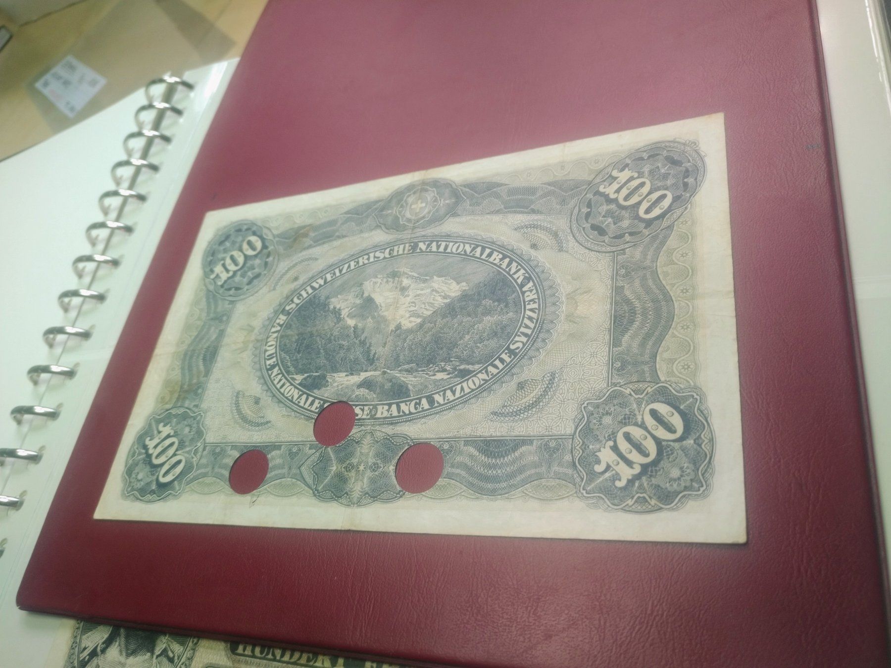 Banknoten: 100 fr 1918 firma JO – Gebraucht aus Cevio von lulina 7