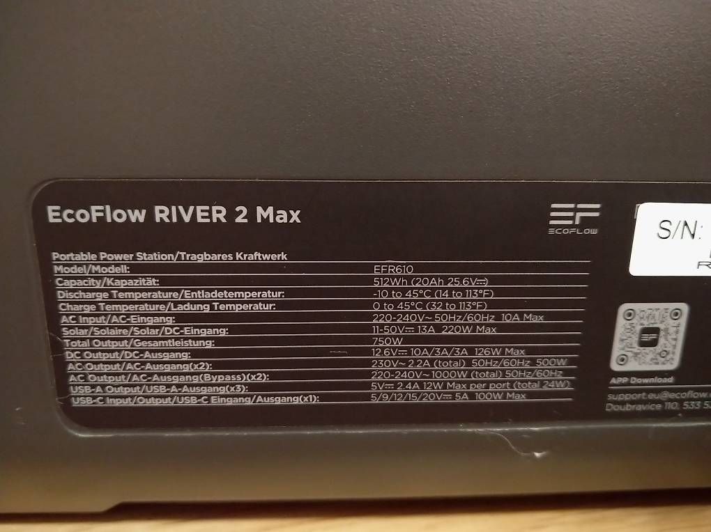 Batterie: Batterie Ecoflow River 2 Max – Usato da Chailly-Montreux venduto da one_2hql 4