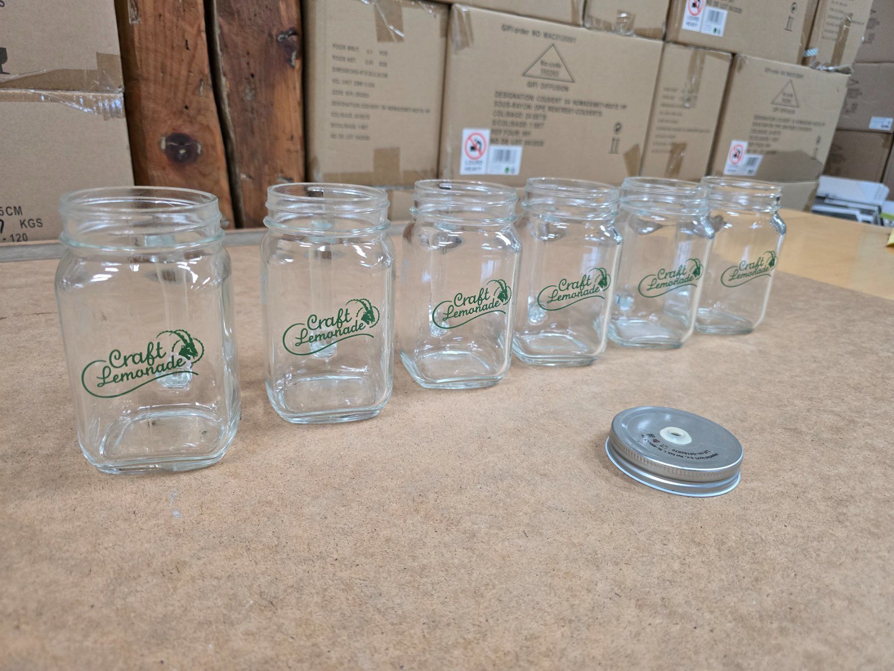 Bicchieri: 6x Craft Lemonade Trinkgläser ohne Deckel  ab 1.- – Usato da KRINAU venduto da Mio_Liqstyle 2
