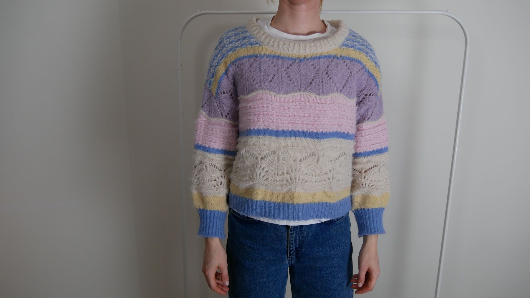 Only Maglioni & Felpe: Only Strickpullover Streifen Sweater Sweatshirt Damen – Nuovo (secondo la descrizione) da Zürich venduto da julia_vina 3