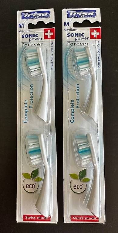 Cura dei denti: 2er Pack TRISA Sonic Power Ersatzbürsten  NEU – Usato da Eggenwil venduto da dangra