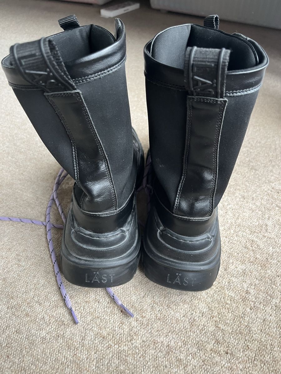 Scarpe da uomo: schwarze Lederboots – Nuovo (secondo la descrizione) da Gelterkinden venduto da ali_s2yh 3