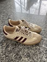 Adidas Samba OG Sneakers Cream Maroon Size EU 39 1/3