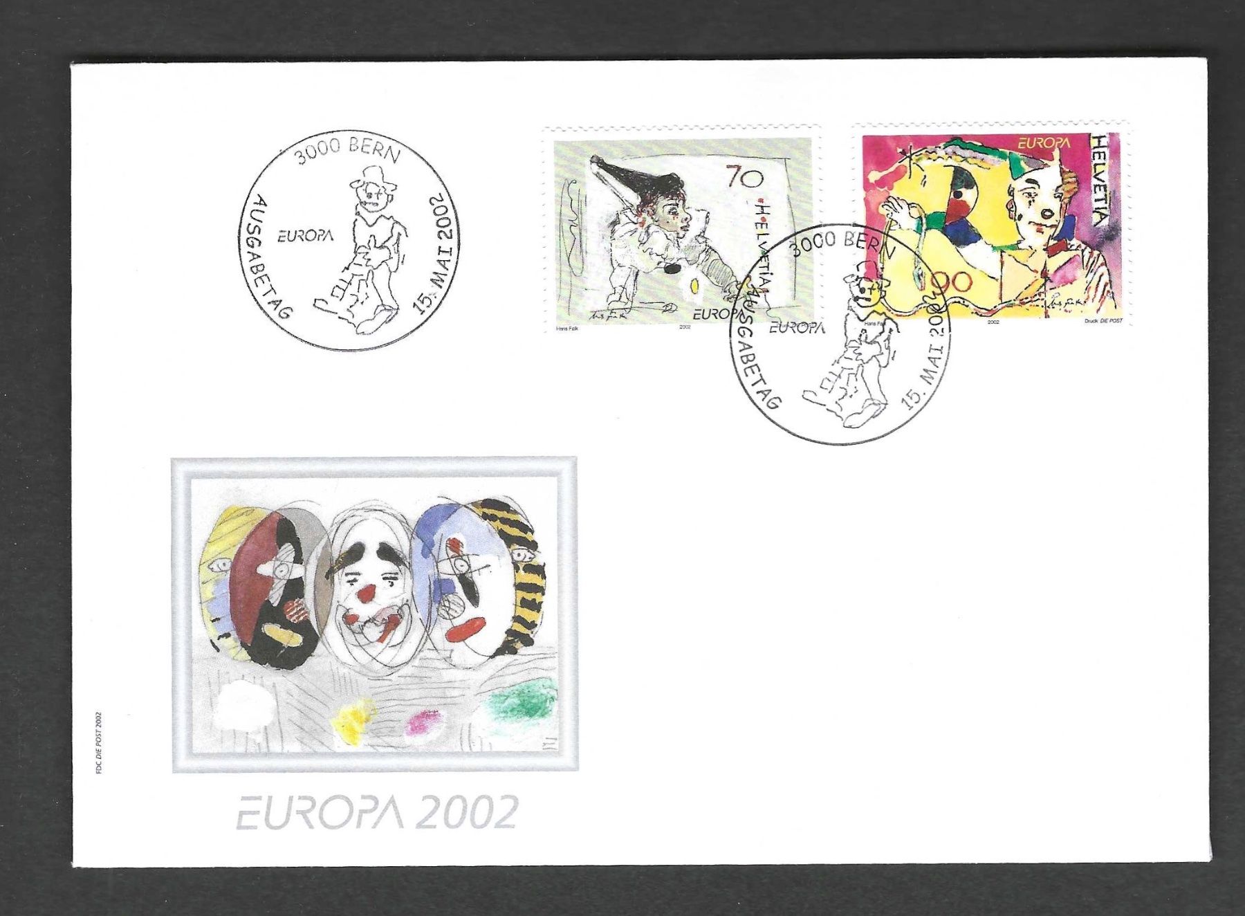 Alle Briefmarken: CH FDC Satz 2002 – Gebraucht aus Koblenz von Markenhimmel