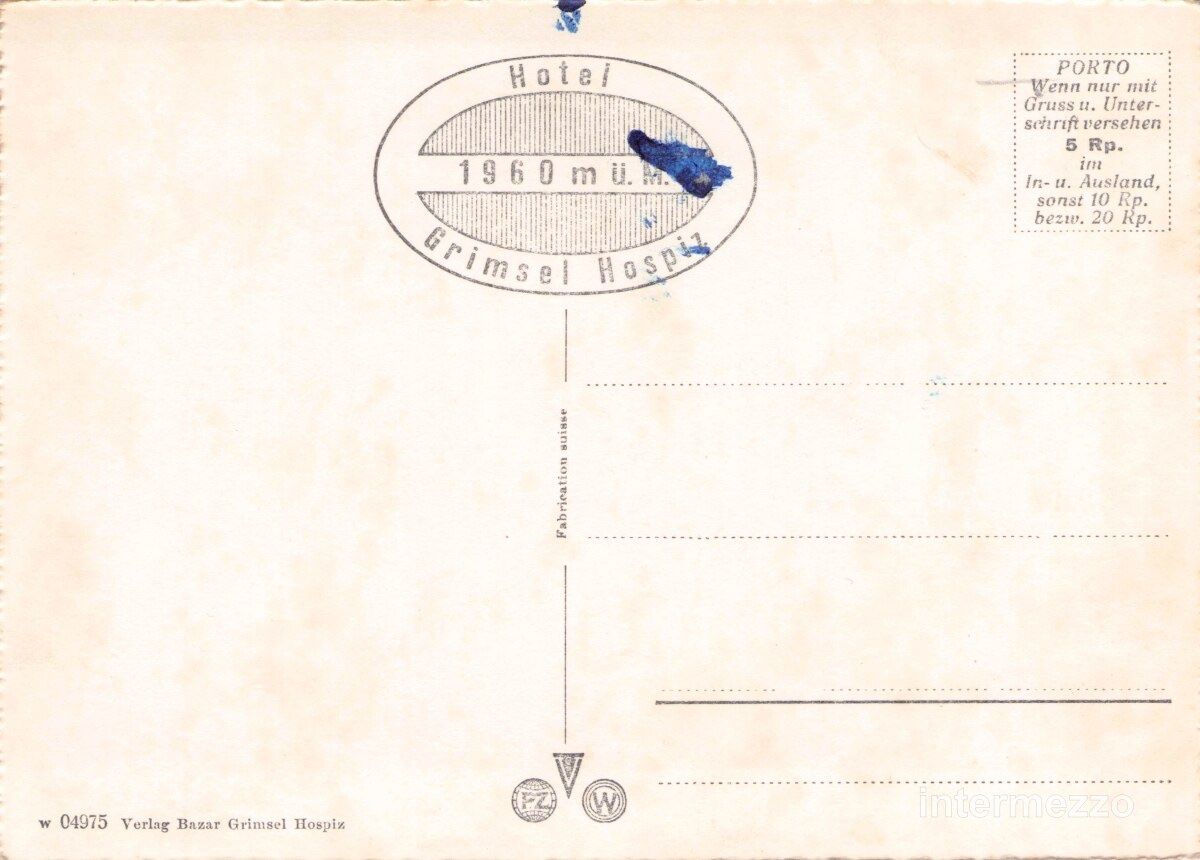 Cartes postales: Grimsel BE // Hospiz Diverse Oldtimer alte Autos – D'occasion à Basel par intermezzo12 1