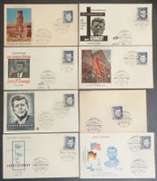BERLIN 1964: 8 verschiedene FDC's John F Kennedy