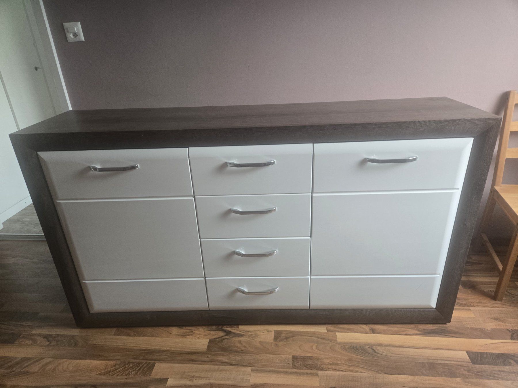 Kommoden: Kommode dunkles Holz weiss Front – Gebraucht aus Münchwilen TG von Rick980