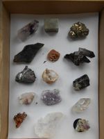 Sammlung Mineralien / Kristalle 15 Ex International