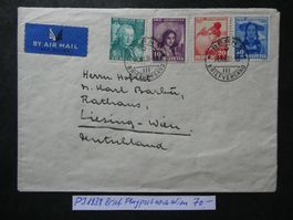 Pro Juventute 1938 Brief Flugpost nach Wien