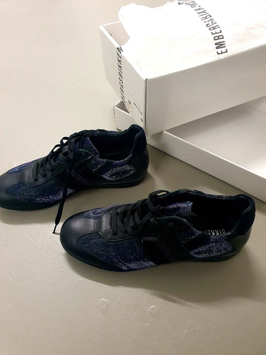 Bikkembergs Damenschuhe: Bikkembergs Sneaker Glitzer Schwarz Gr. 38 – Neu (gemäss Beschreibung) aus Dänikon ZH von tob_dx96 1