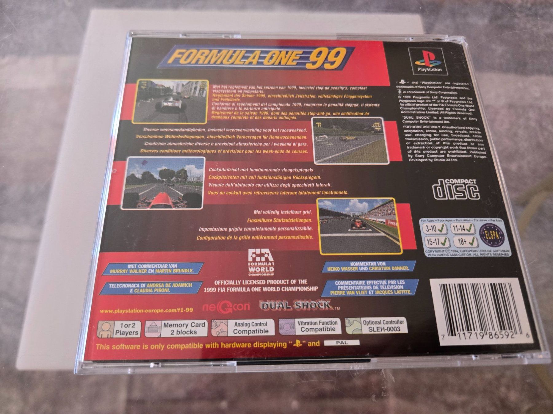 Giochi: Formula One 99 PS1 – Usato da Bussigny venduto da Kfdlt 1