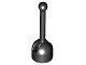 Lego Black Antenna Small Base with Black Lever 6 Stück