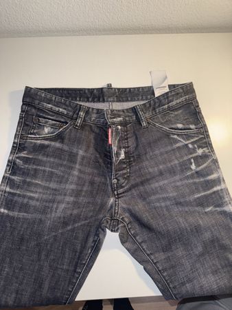 DSQUARED2 Jeans Gr. 48 Schwarz Used Look