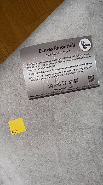 Tappeti: Echtes südamerikanisches Rinderfell – Usato da Birsfelden venduto da nik_zs8n 1