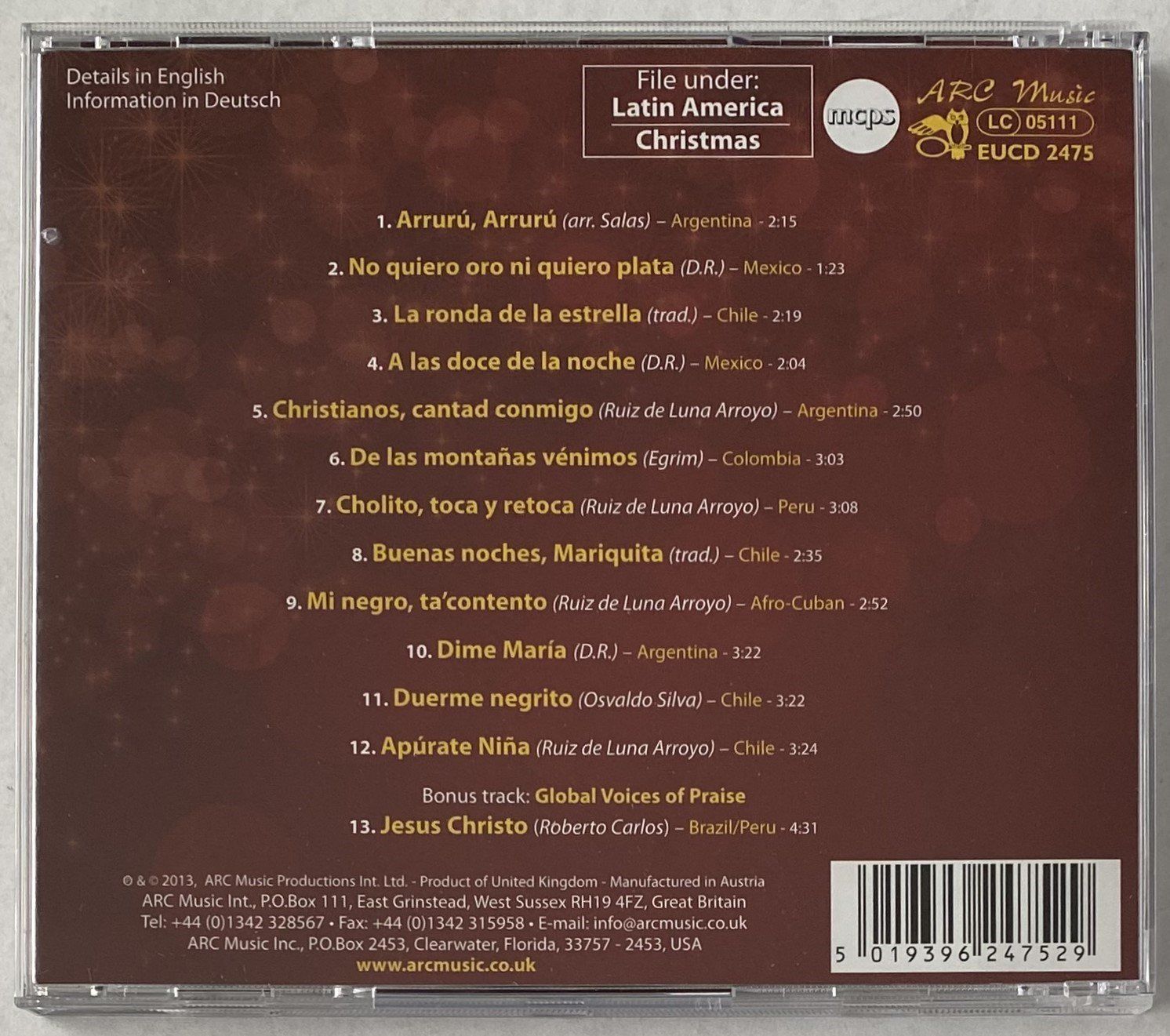 CD: Patricia Salas, Latin Christmas – Nuovo (secondo la descrizione) da Flums venduto da Asquillo 1