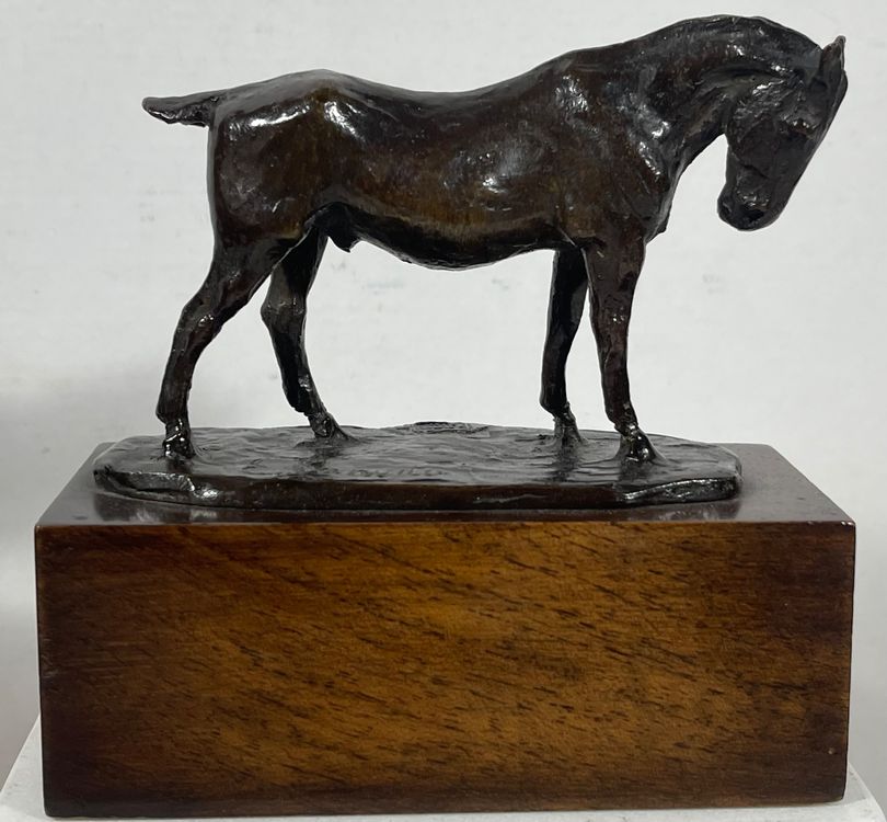 Anfang 20.Jh Stier Skulptur aus Bronze unleserlicher signier (Gebraucht ...