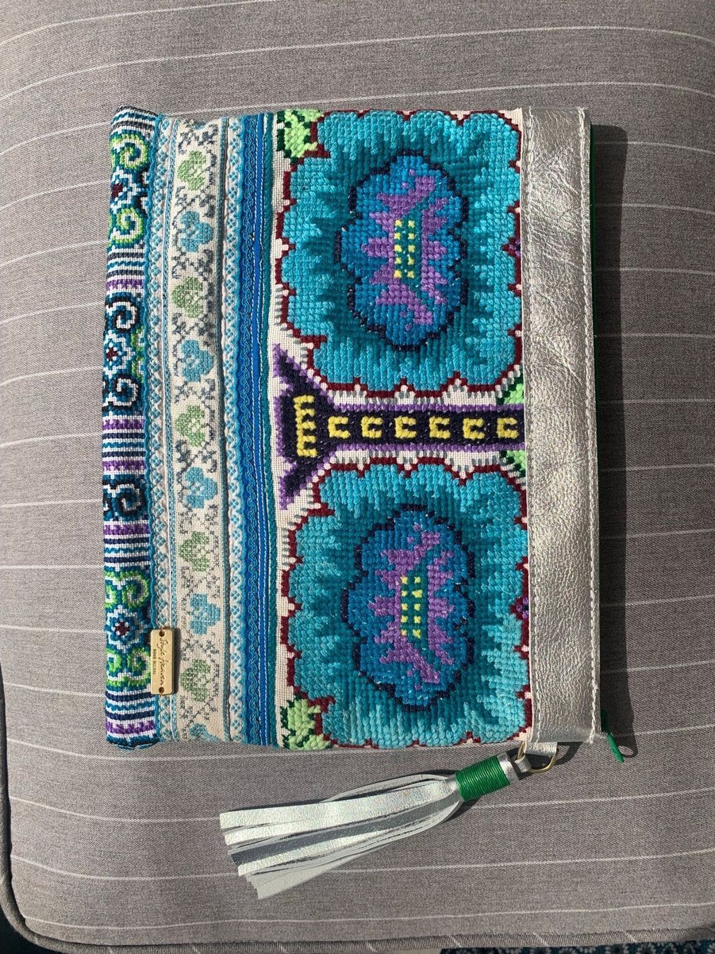 Sacs: Rio Clutch blau/silber – D'occasion à Maschwanden par yaster 2