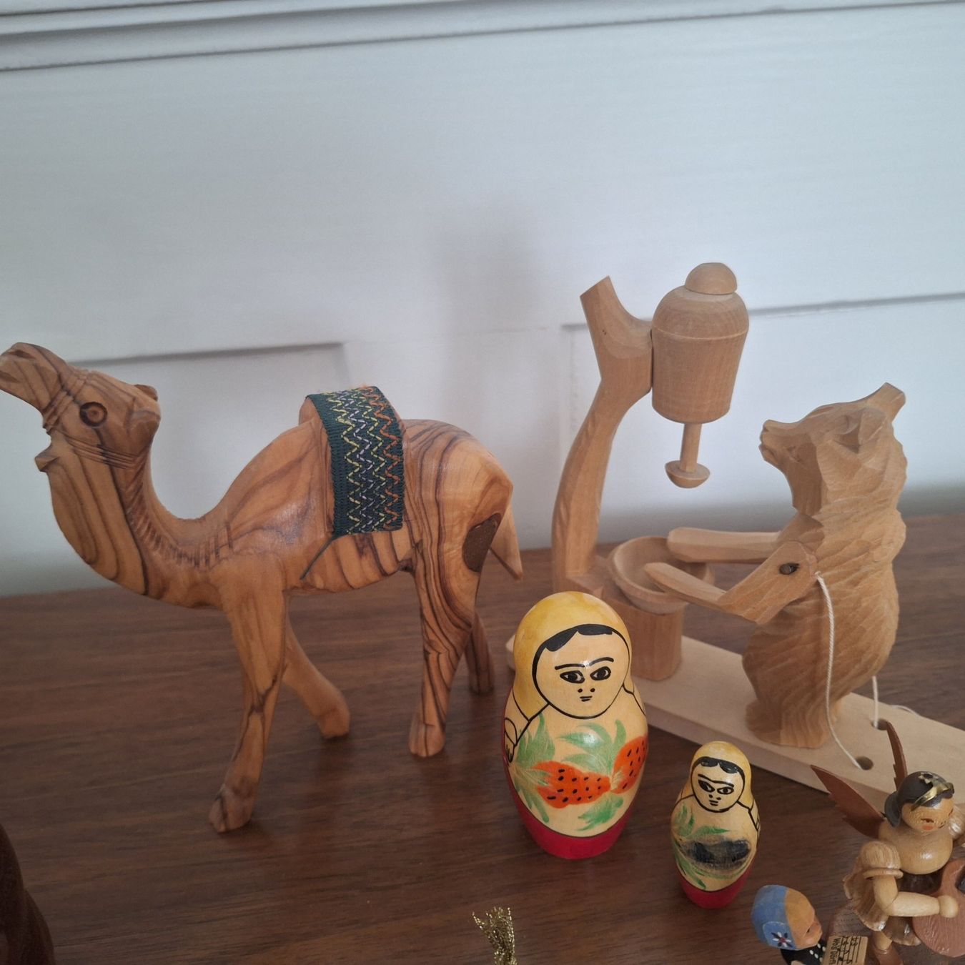 Toutes les décorations: Div.  hübsche Deko aus Holz, u.a. Kamel, Erzgebirge Figuren – D'occasion à Winterthur par Goldpipau 5