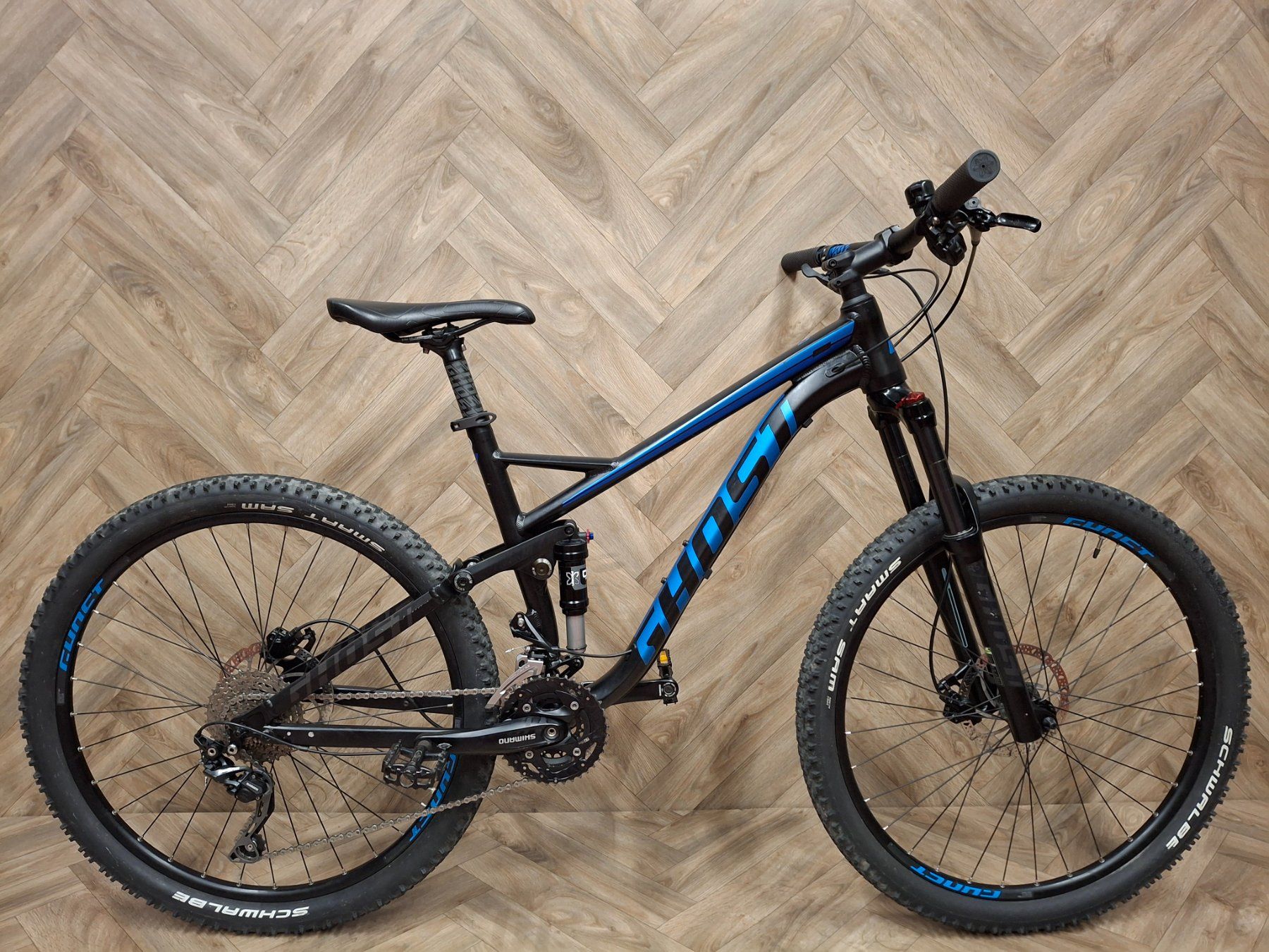 Ghost Biciclette: Ghost Fully Mountainbike Blau – Usato da Niederuzwil venduto da Buecherwaeldli