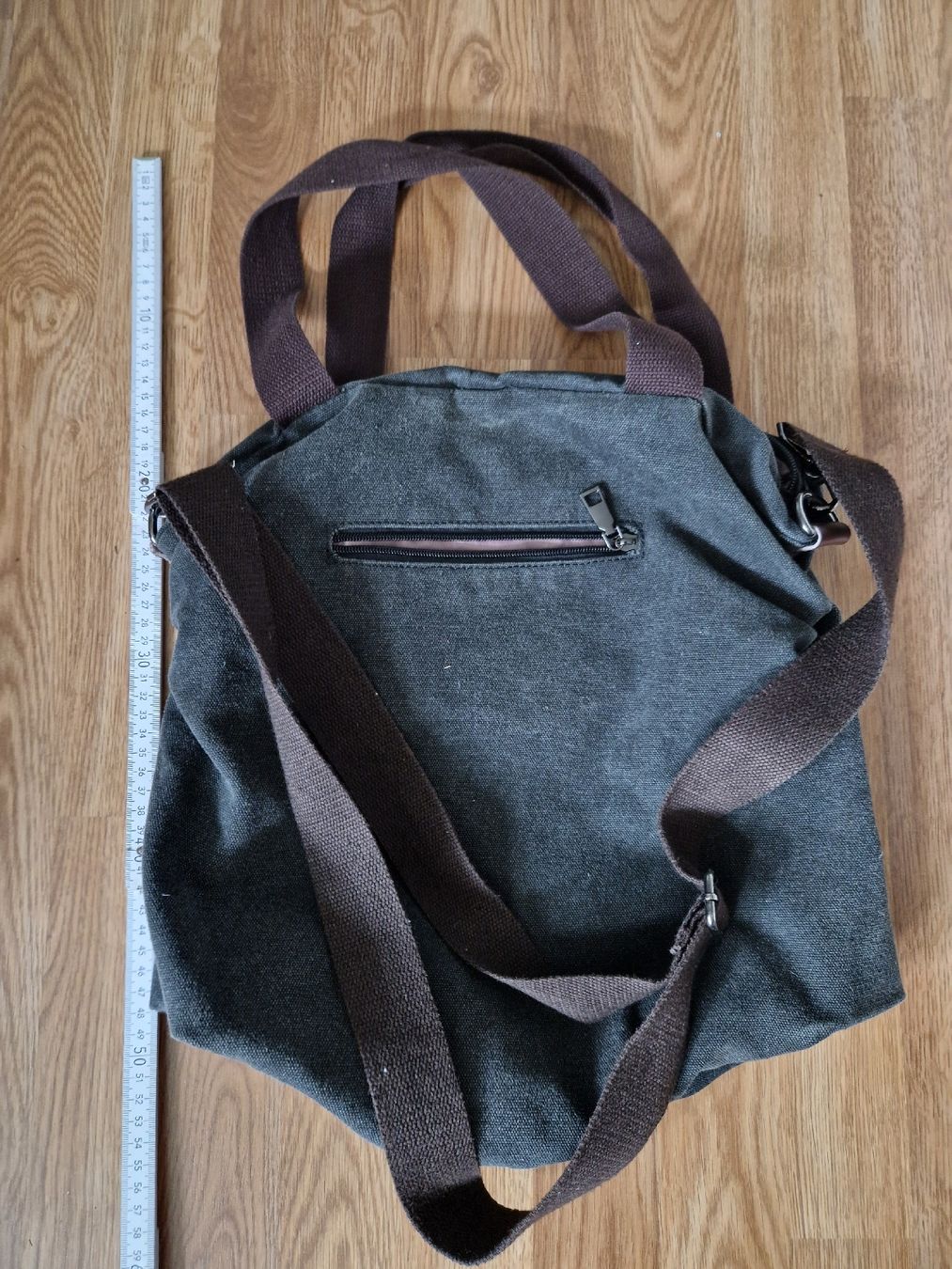 Borse da donna: Vintage Canvas Handtasche / Umhängetasche – Usato da Rain venduto da -LUMA- 1
