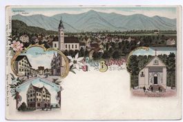 LITHO Gruss aus BENKEN Dorfplatz