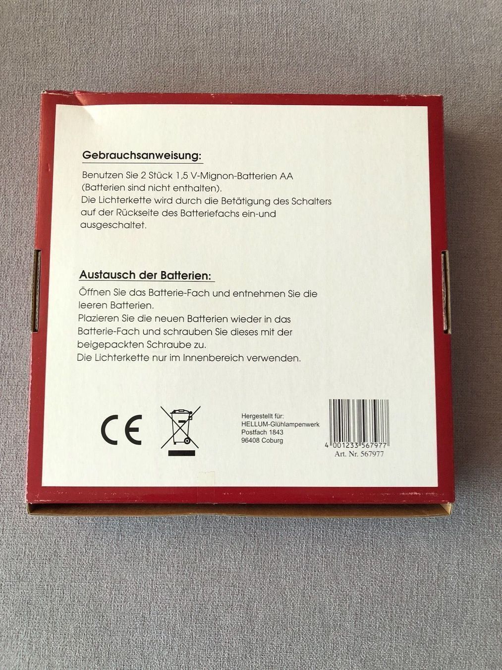 Tutte le decorazioni: Hellum LED-Dekokranz, rot – Nuovo (secondo la descrizione) da Lenzburg venduto da Gart001 1