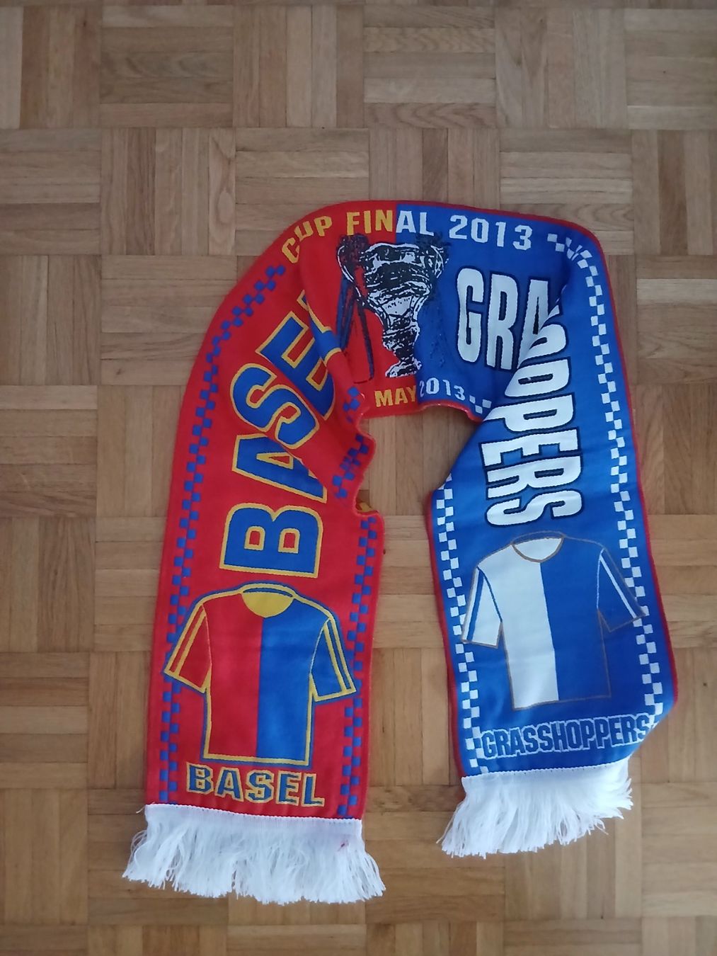 Foulard & Sciarpe: Cupfinal 2013 Schal GC vs Basel – Usato da Oberglatt ZH venduto da Sandro0124