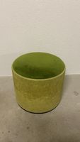 Grüner Vintage Hocker/Pouf Original 70er