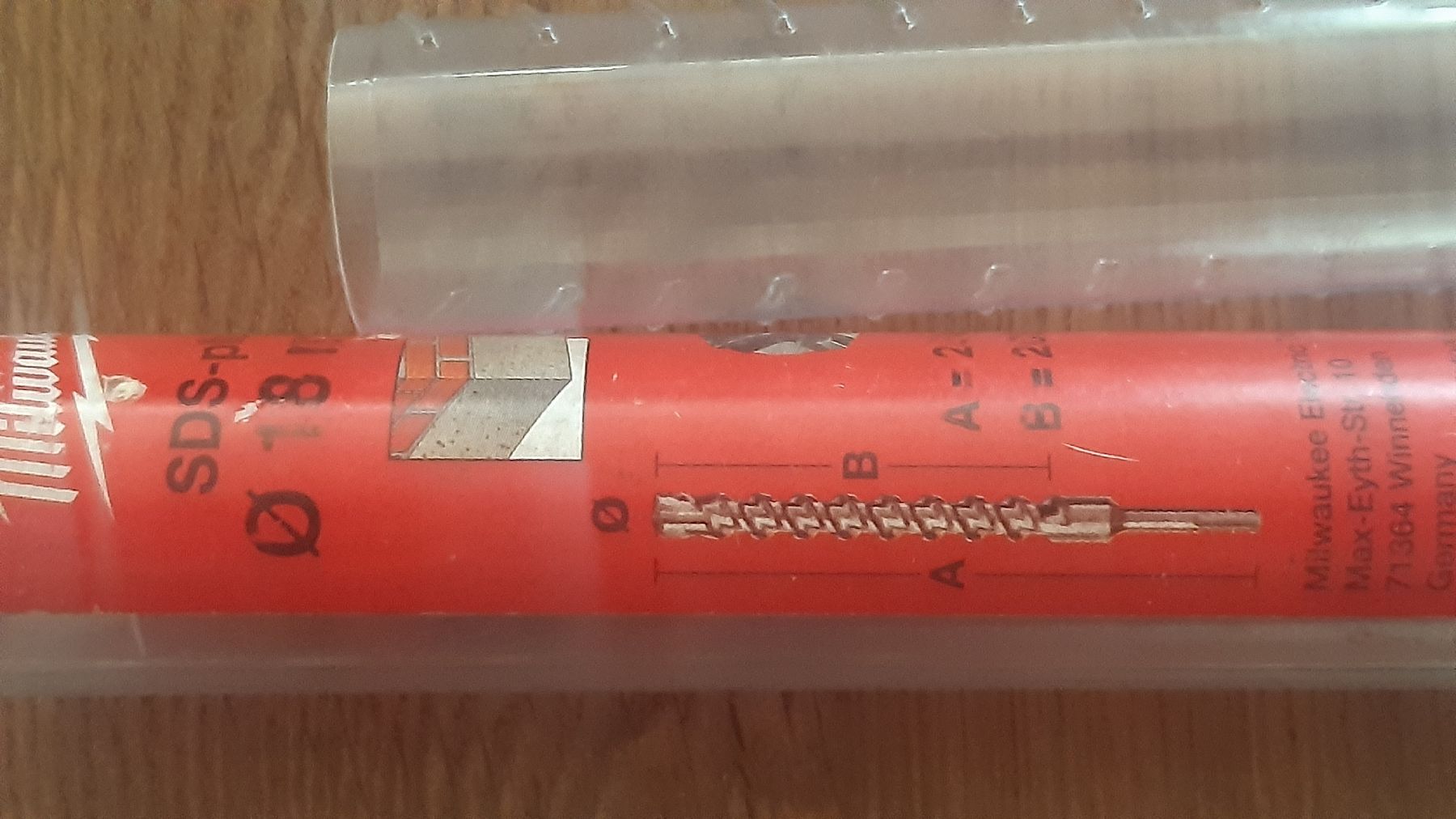 Milwaukee Tutti gli attrezzi: Milwaukee SDS-Plus Bohrer 18mm, neu, robust! – Nuovo e nell'imballaggio originale da Oey venduto da Parkplatzbrocki 5