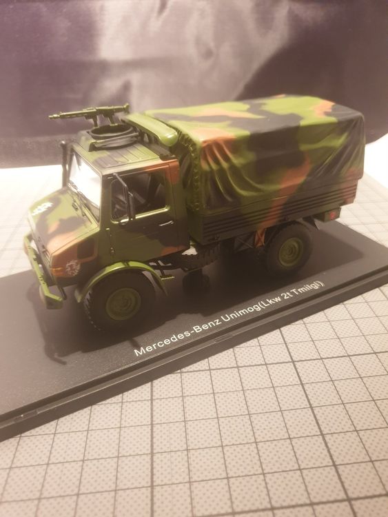 Miniature Dinky 1/43 UNIMOG Militaire Mercedes-Benz (1960) Ref 821, Boîte D'origine