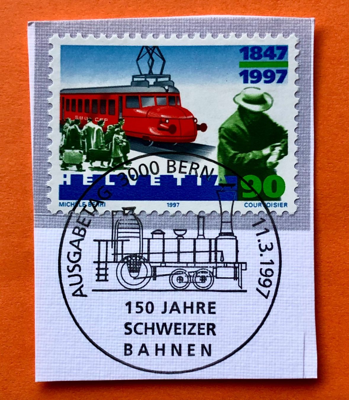 Tutti i francobolli: Nr.910 Sonderpostmarken GESTEMPELT BERN 1997   – Usato da Aarau venduto da Billa007
