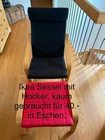 Sessel Pöang mit Hocker