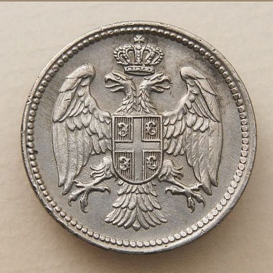 Alle Münzen: 20 Para 1917 Serbien RRR – Gebraucht aus Flamatt von samowarow 3