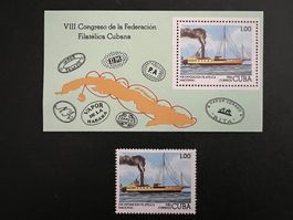 Cuba 1982 Block und Einzelmarke ** Luxus  (D464)