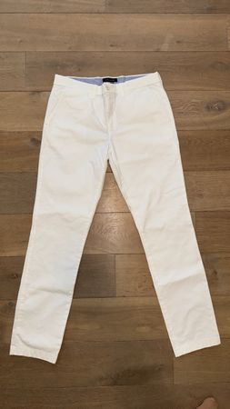 Tommy Hilfiger Hose Slim Fit Stretch Weiss 33/34