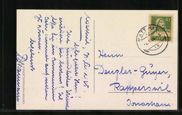Cartoline postali: AK Wattwil, Krankenhaus – Usato da Berlin venduto da bartko-reher 1