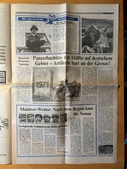 Revues & Magazines: 3 Manöverzeitungen Dreizack 1986 – D'occasion à Seon par retep012 7
