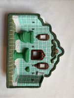 Deko Badezimmer Miniatur Keramik grün guter Zustand