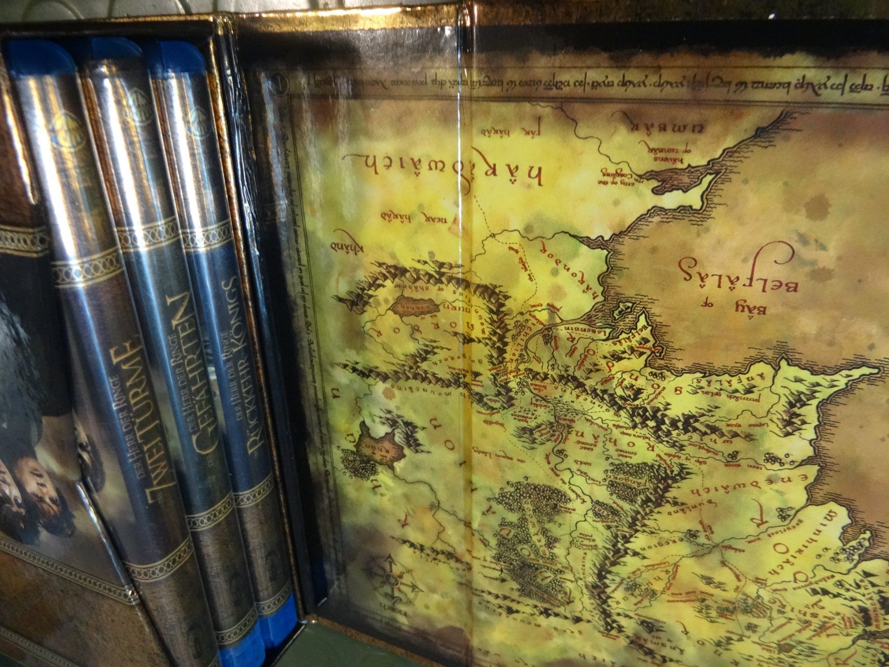 Tutti i DVDs: Der Herr der Ringe Extended Edition BLU-RAY BOX – Usato da Olten venduto da Disc-Verkauf 1