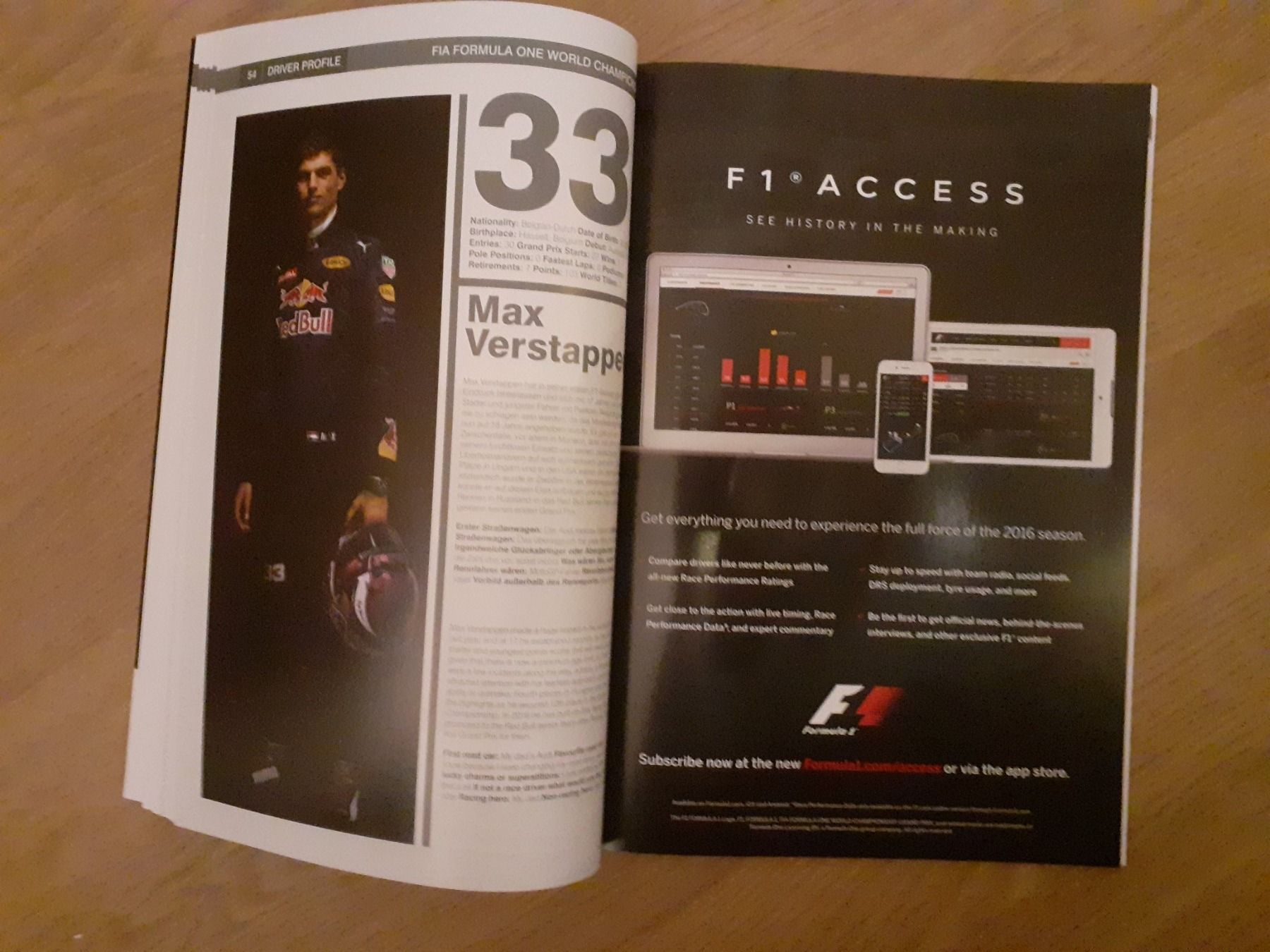 Riviste & Magazine: Programmheft Formel 1 GP Österreich 2016 – Nuovo (secondo la descrizione) da Aarburg venduto da Hktm 5