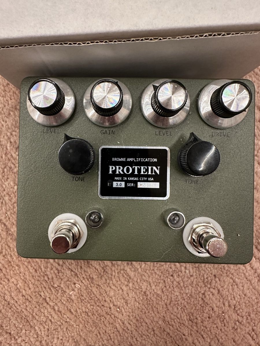 Musikinstrumente: Browne Amplification Protein Overdrive Pedal, Klon  – Gebraucht aus Tschierv von Screamingwolfguitars 1