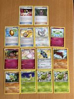 14 Diverse Pokemon Karten