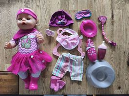 Grosse Babyborn Puppe mit Zubehör
