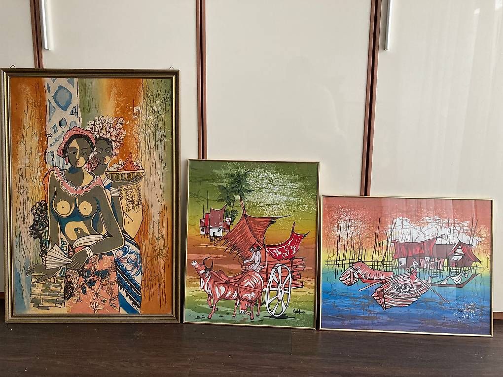 Foto & Immagini: Original Indonesische Batik Bilder – Usato da Buchberg venduto da Salmonfly666