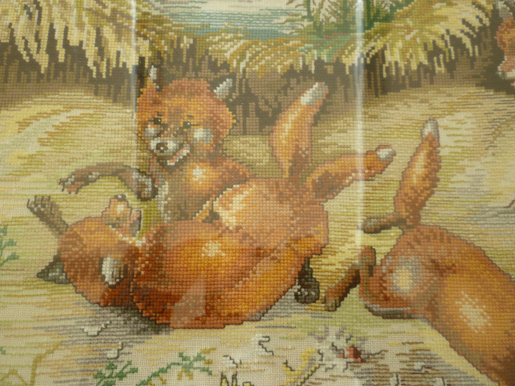 Poster & Bilder: bild gestickt – Gebraucht aus Langnau am Albis von Molosser 1