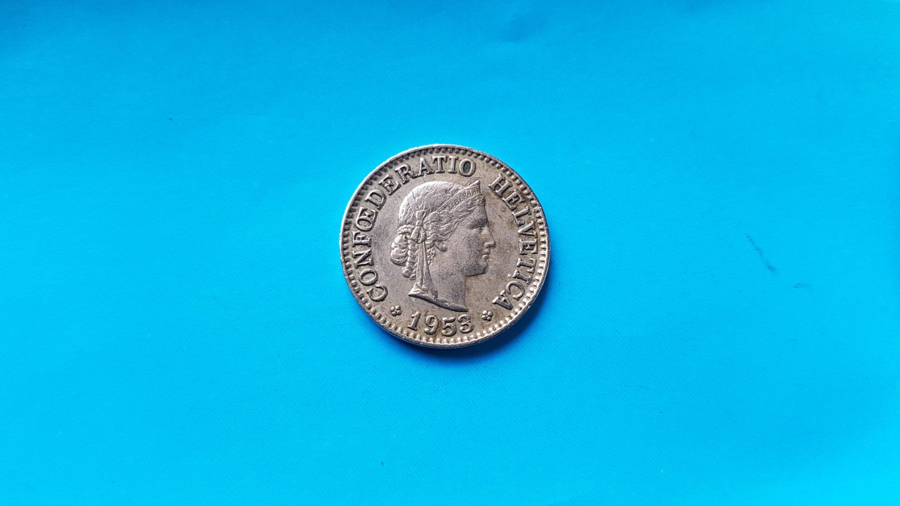 Tutti le monete: CH 10 Rappen - 1953 – Usato da Reinach BL venduto da Dexy62