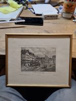Kupferstich Der Bohl St. Gallen 1830 gerahmt, signiert