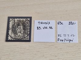 Stehende 69C, signiert, THUSIS, Top, ab 1.-