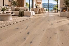 Parkett Eiche FLOOR&MORE CLOUD Rohholzoptik
